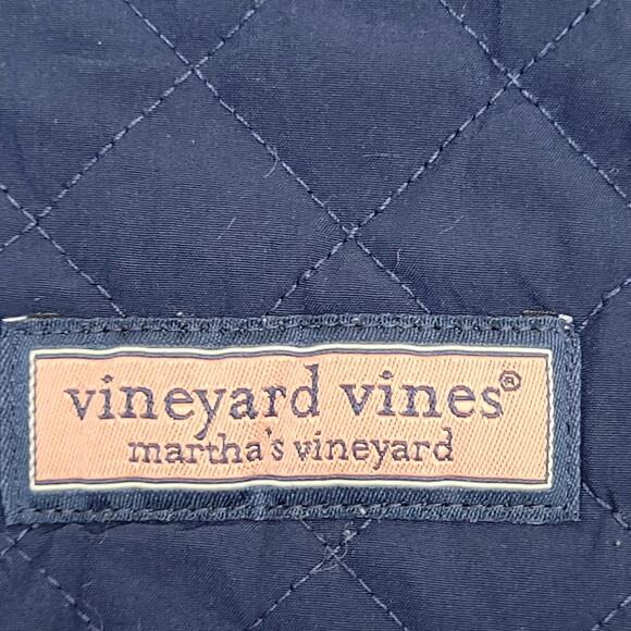 Vineyard-Vines Sweater Large 24x28 Baggy Crop Blue - Picture 10 of 14